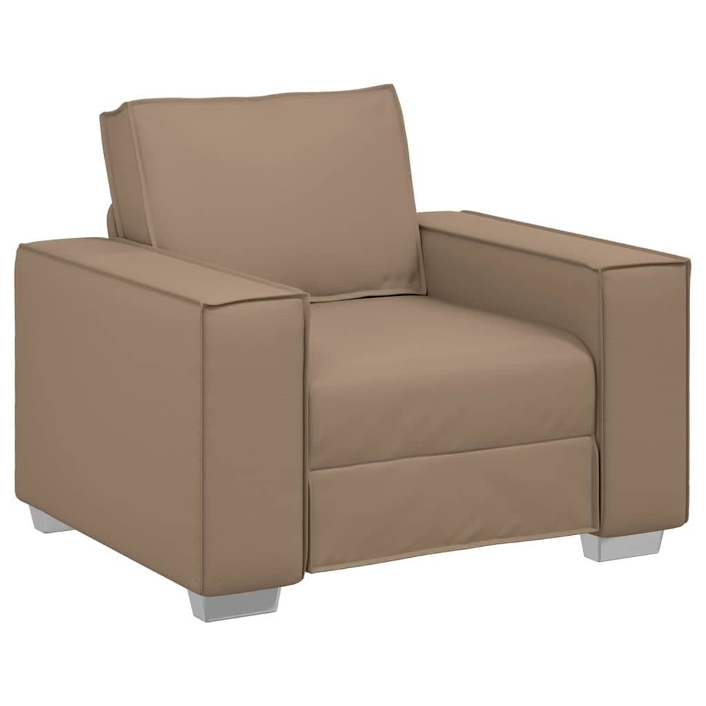 Sofa Chair Cappuccino 99 x 78 x 84 cm Artificial Leather